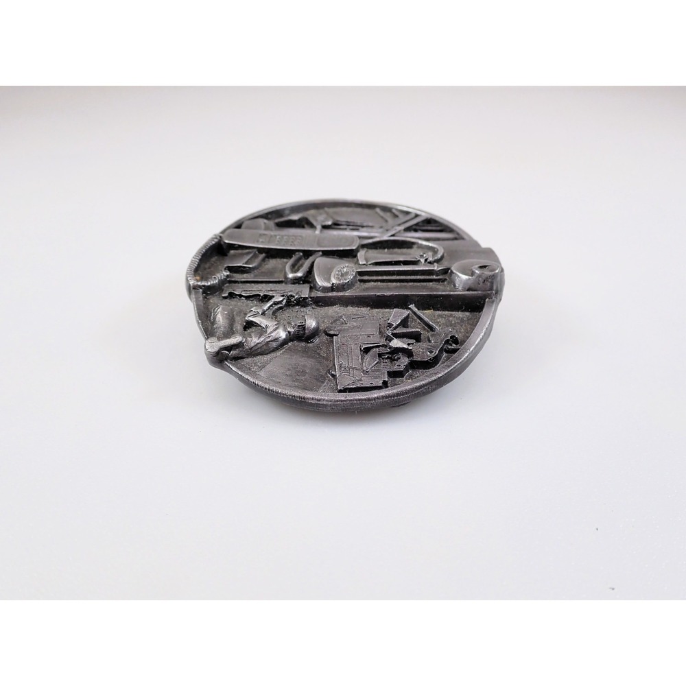 Vintage 1988 Siskiyou Belt Buckle American‎ Communications Industry Telephone - Picture 3 of 12